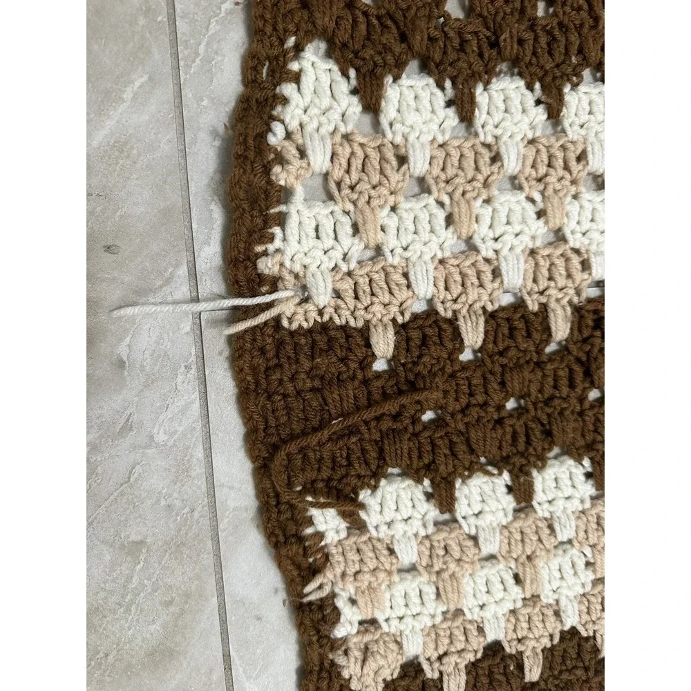 Handmade vintage afghan